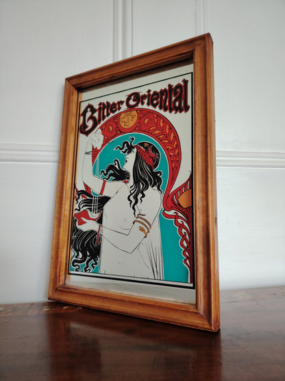 Rare 60's "Bitter Oriental" Picture Mirror