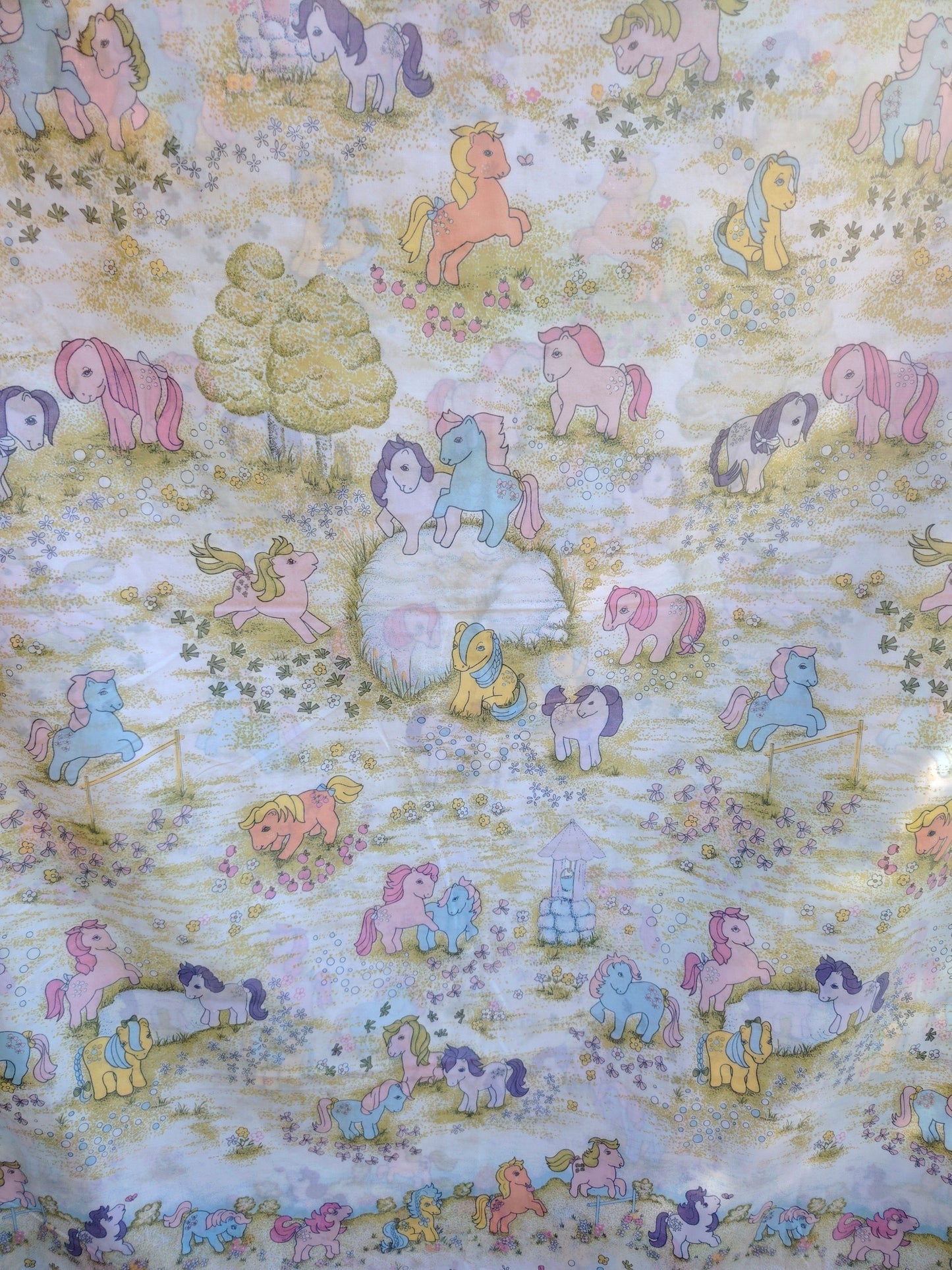 Vintage 80's My Little Pony Single Duvet Cover