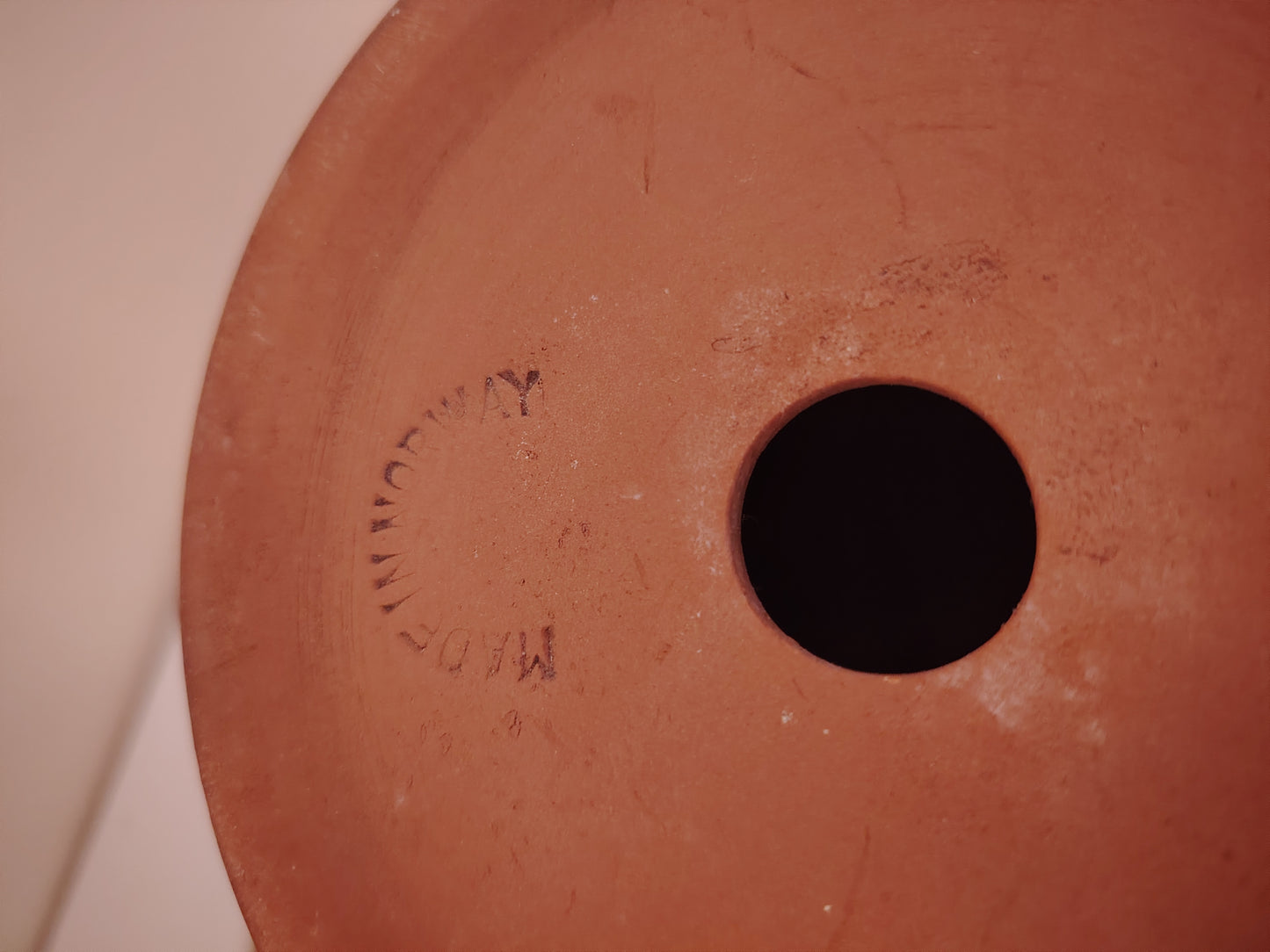 Pretty vintage Norwegian Flower design plant pot