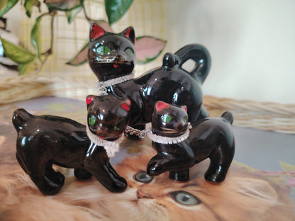 Vintage Lucky Cat and Kittens