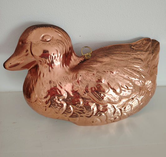 Vintage Copper Duck Jelly/ Chocolate Mould