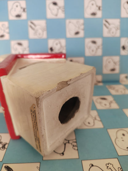 Vintage Snoopy on his Kennel Money Box