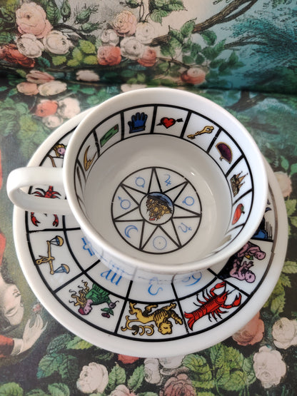 Vintage Fortune Cup and Saucer