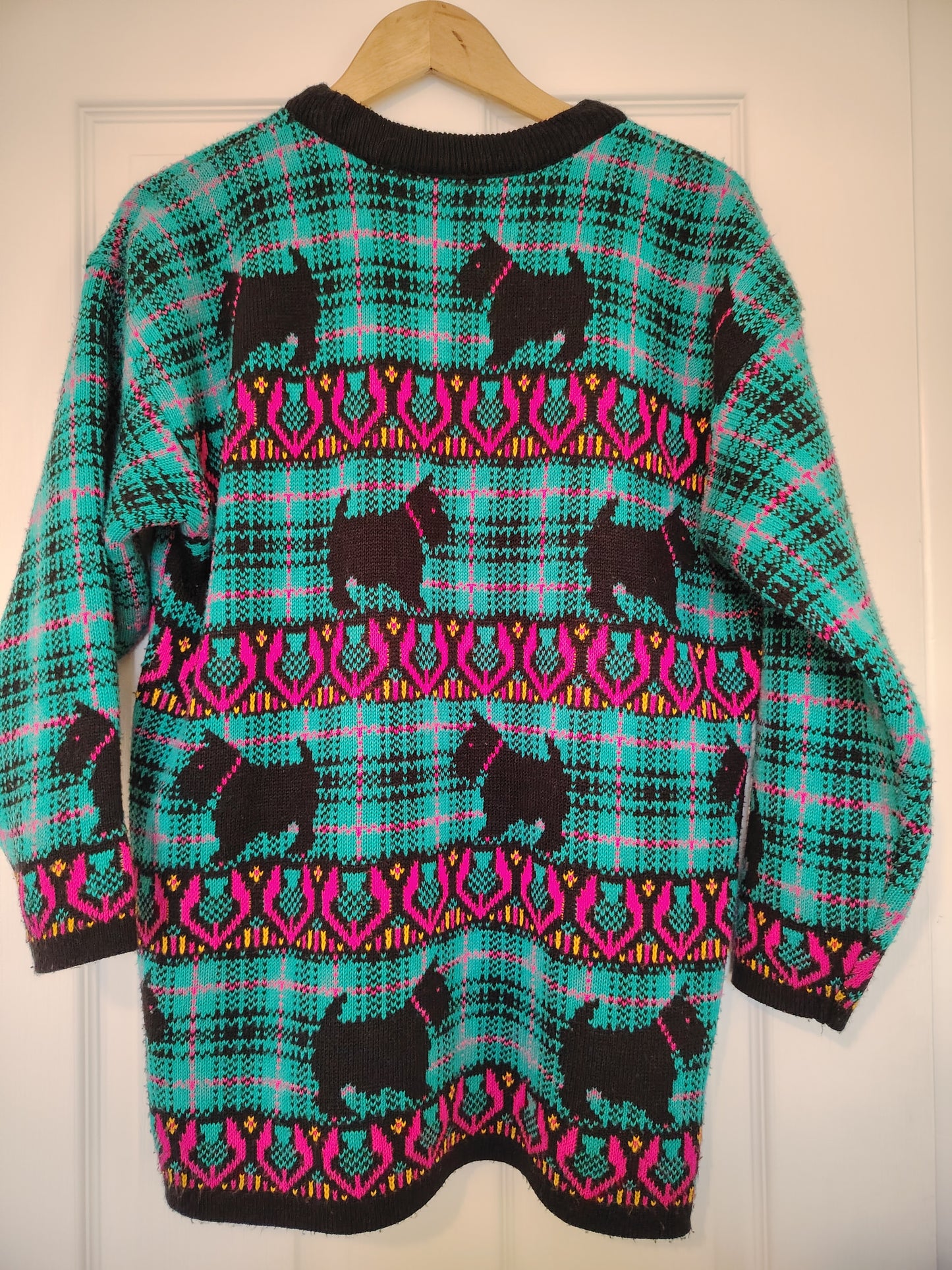 Amazing 80's Scottie Dog Jumper