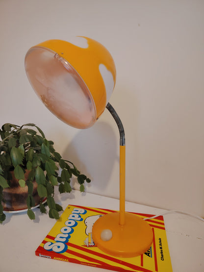 Vintage IKEA Skojig Cloud Desk Lamp in orange /UK plug sockets