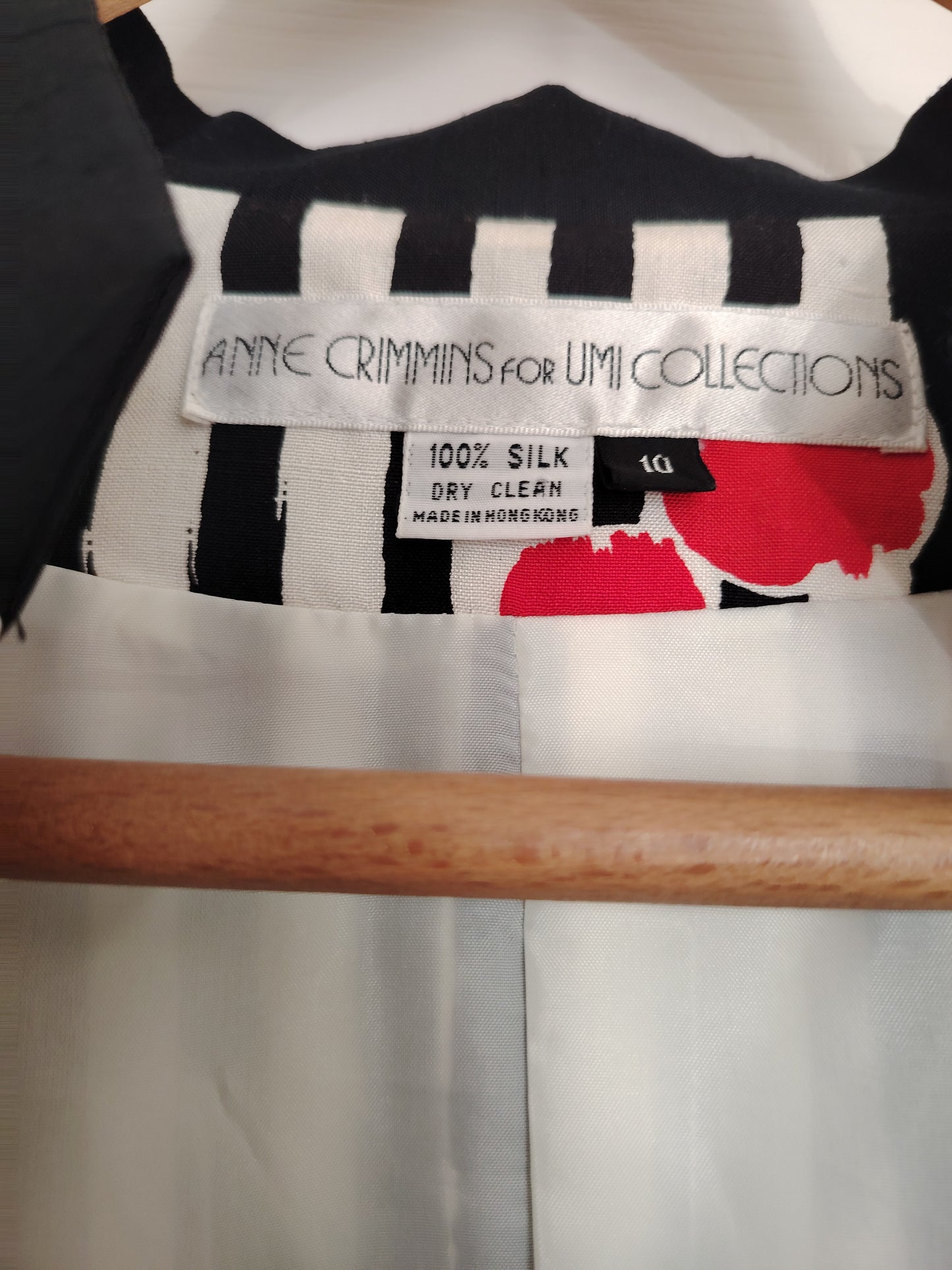 Vintage 80's Ladies Striped Jacket