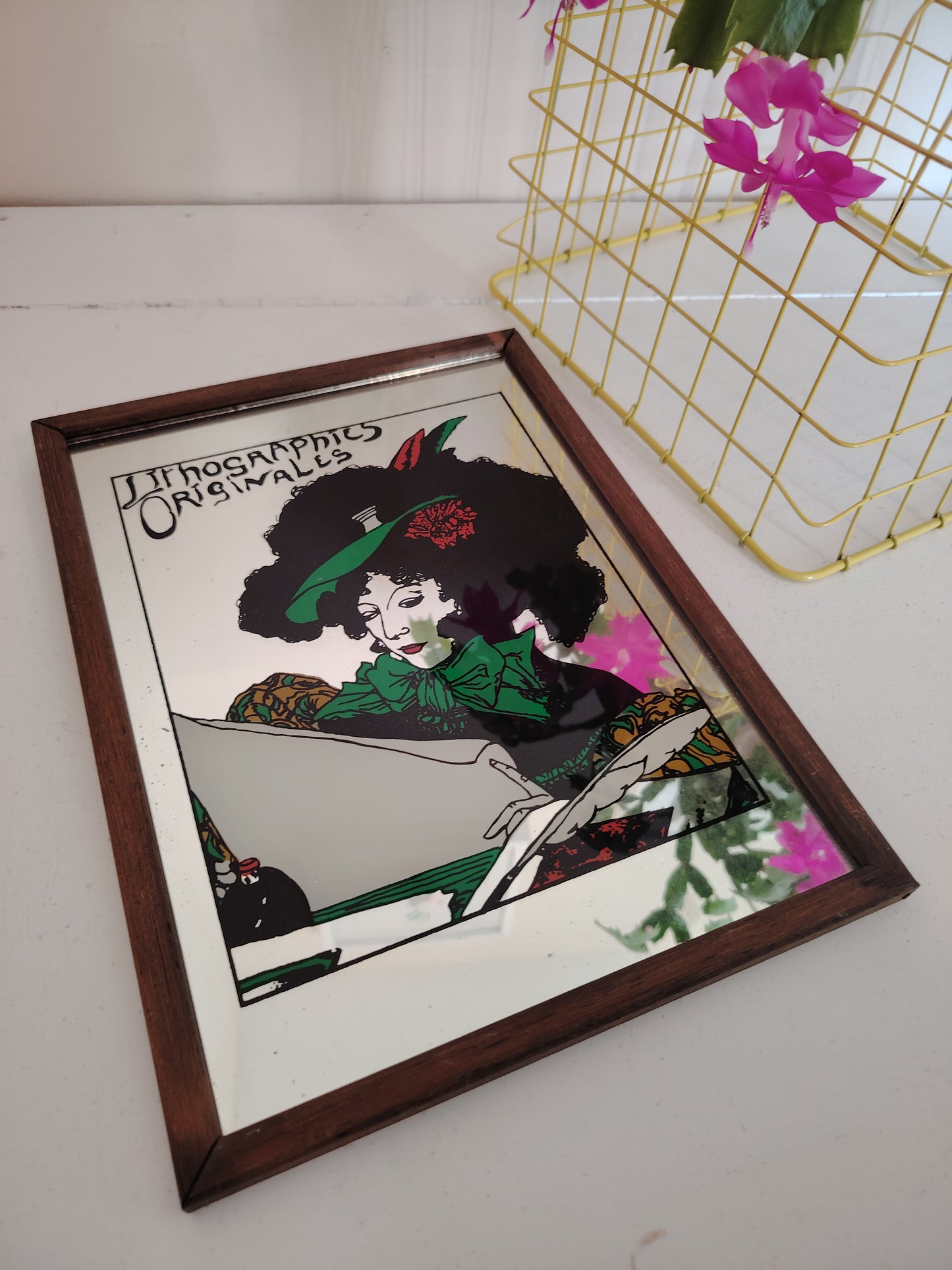 Art Nouvea Style French Picture mirror