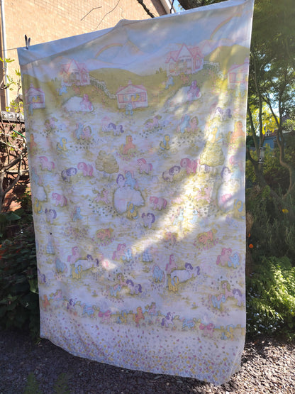 Vintage 80's My Little Pony Single Duvet Cover