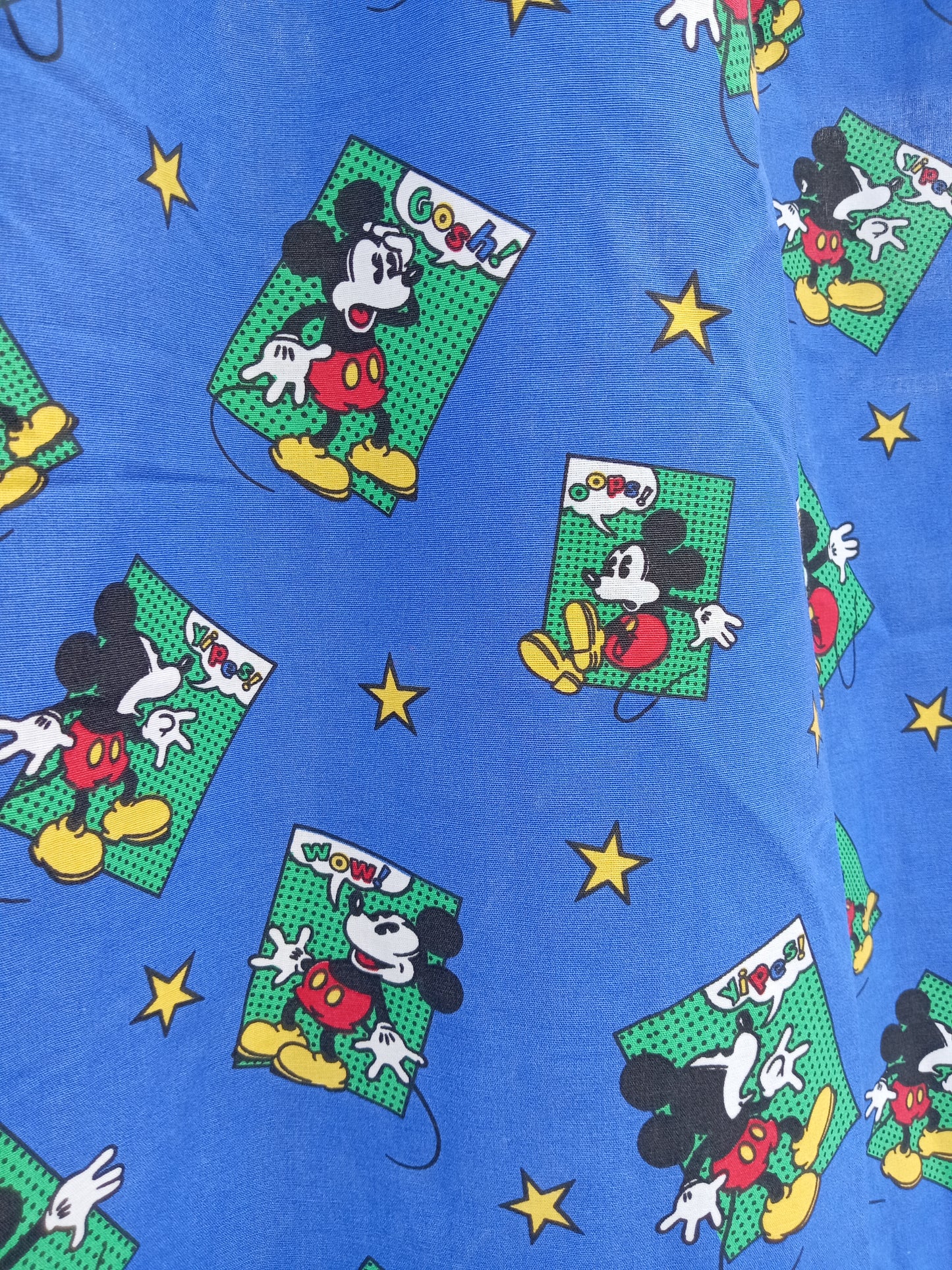 Vintage 90's Mickey Mouse Curtains