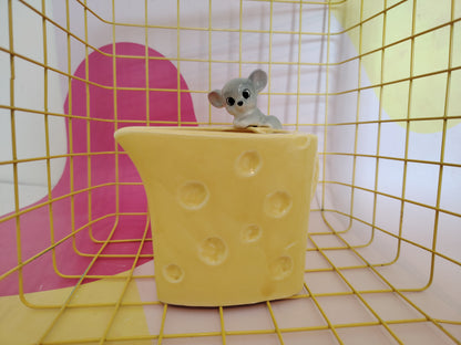 Vintage 60's Cheese and Mouse Jug