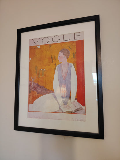 Framed Vintage 1925 Vogue Cover Print