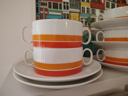 Set of 5 Mid Century Soup bowls by Thomas Germany