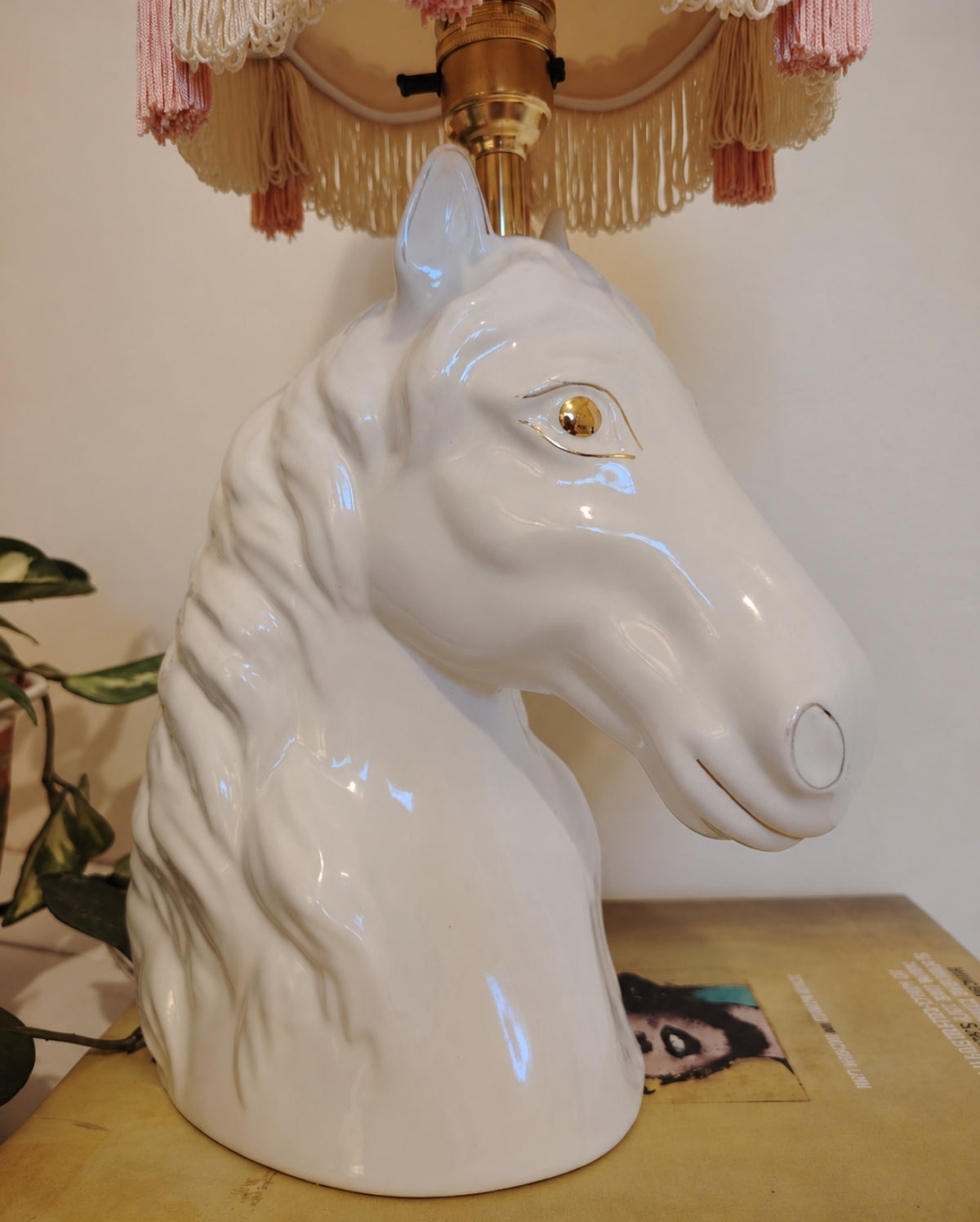Vintage Reworked Horse Head Lamp