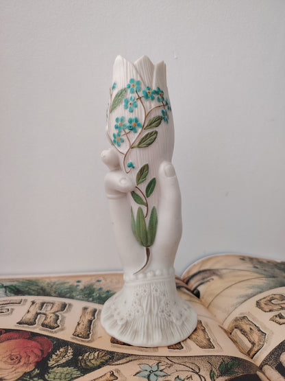 Antique Parian Hand Vase