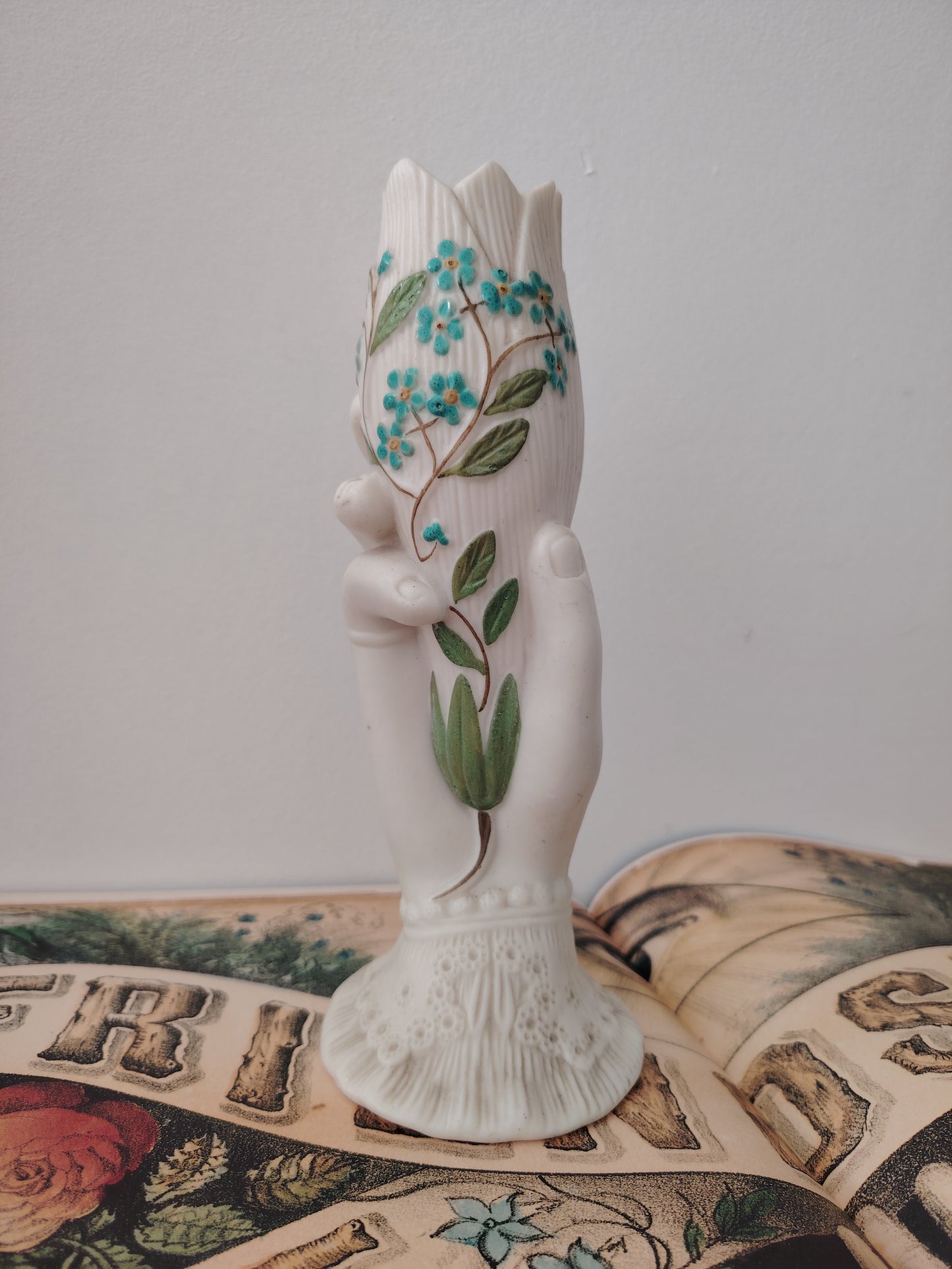 Antique Parian Hand Vase