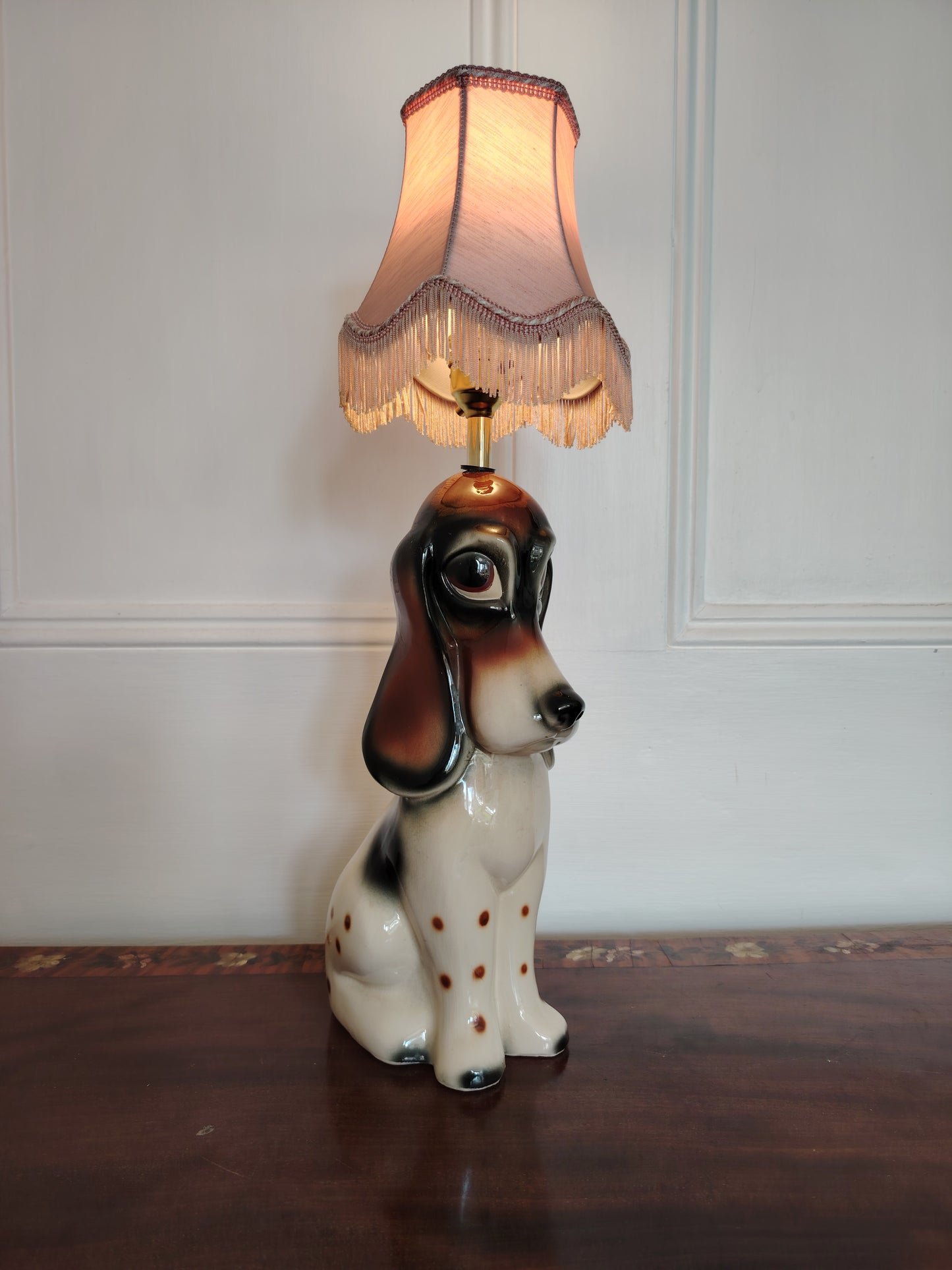 Vintage Reworked Jema Holland Hound Lamp