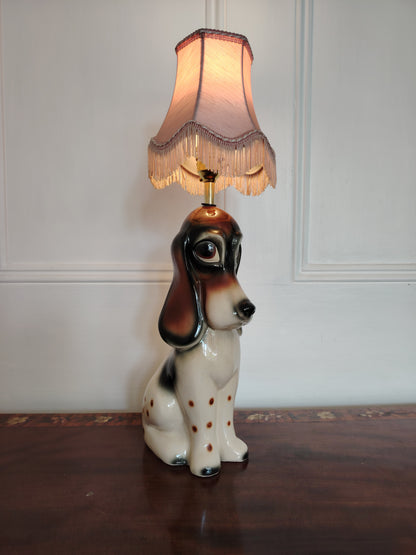 Vintage Reworked Jema Holland Hound Lamp