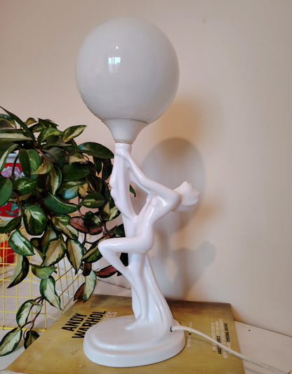 Beautiful Art Deco Style nude lady lamp