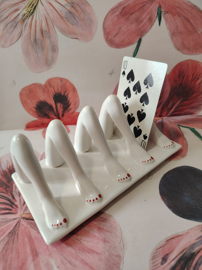 Rare Vintage Carltonware Legs Toast Rack