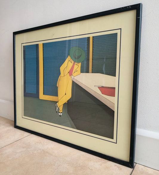 1980's Colourful Pop Art Print