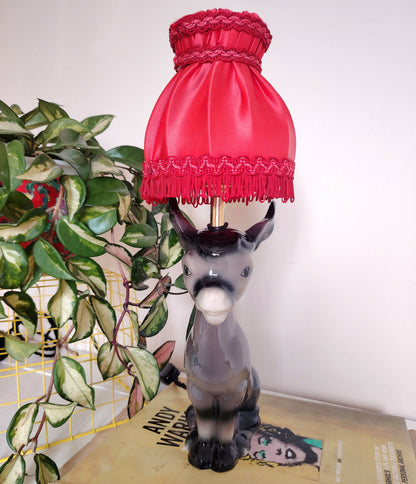 Vintage Reworked Donkey Lamp