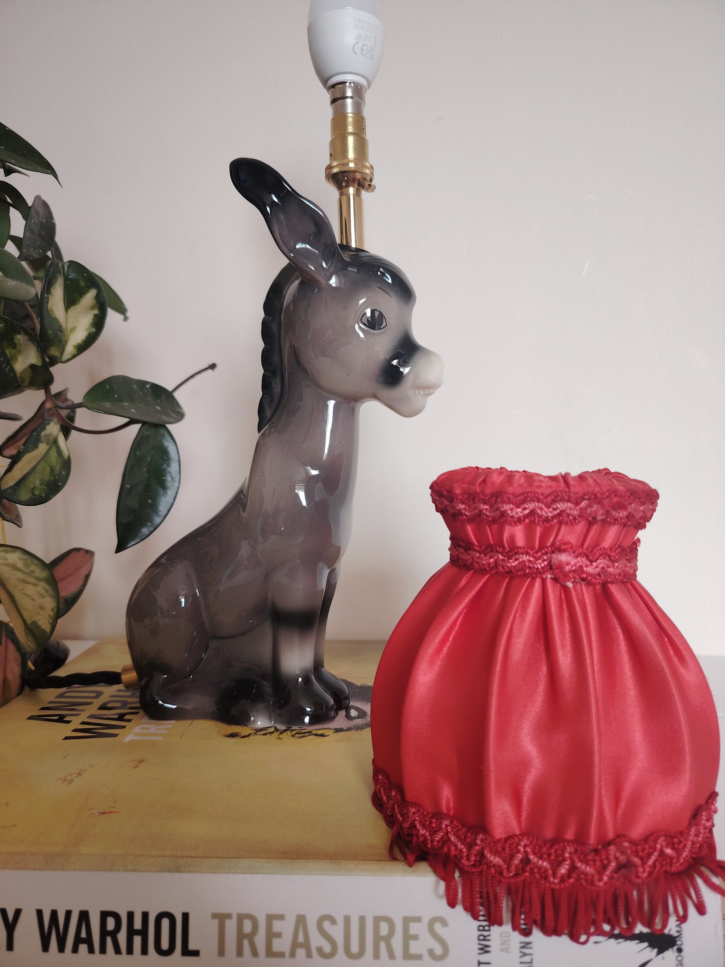 Vintage Reworked Donkey Lamp