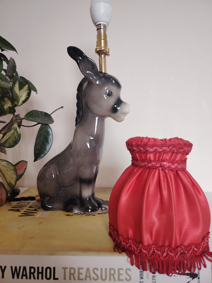 Vintage Reworked Donkey Lamp