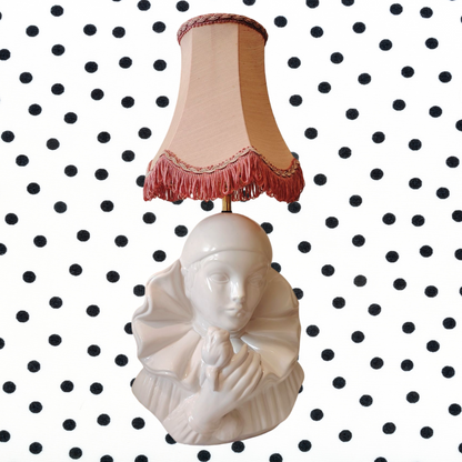 Upcycled Vintage Pierrot Lamp