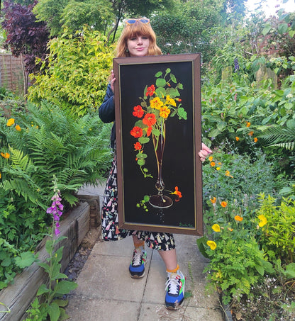 Large 1960's Barbara Tate "Nasturtium" Print