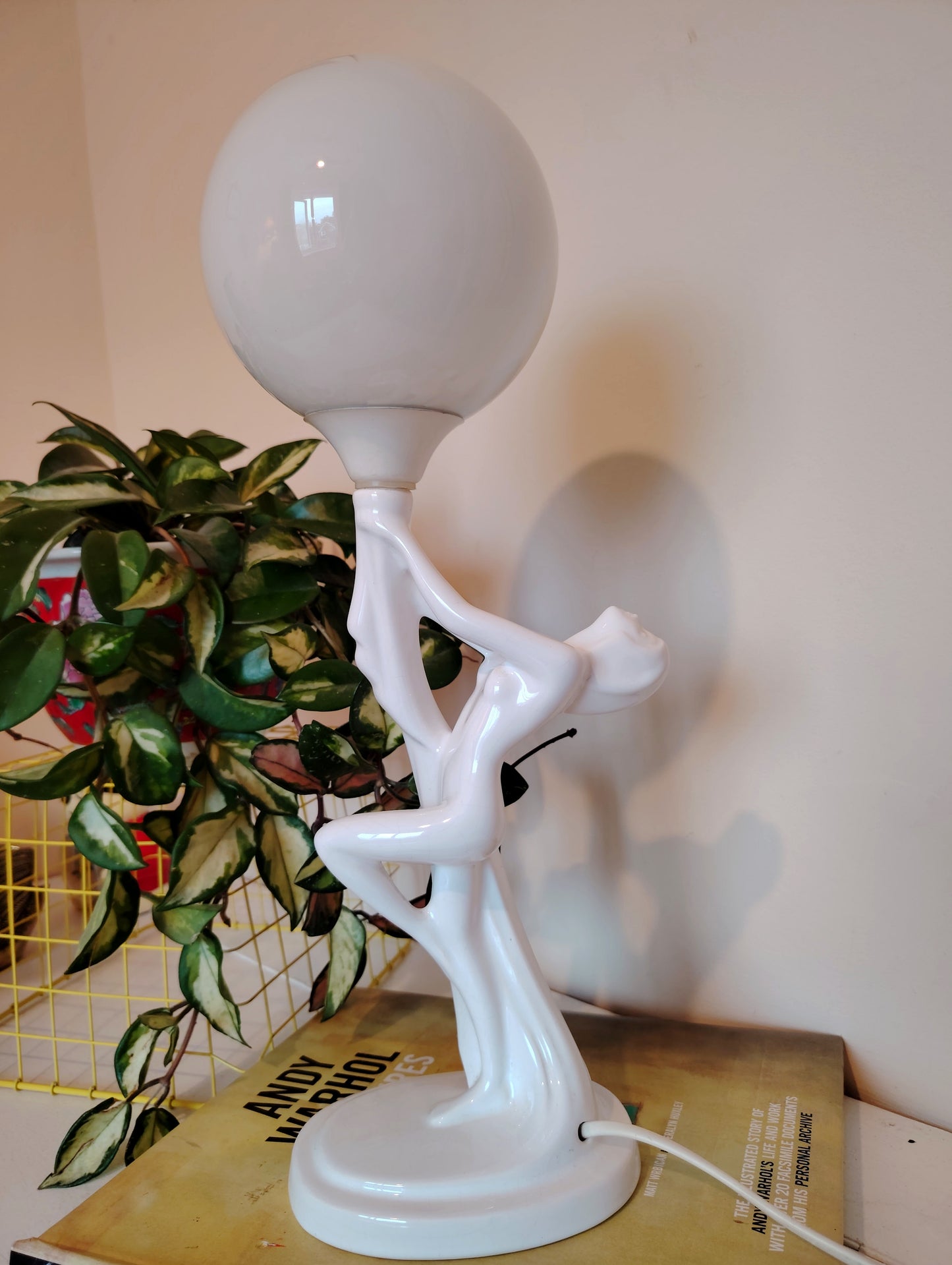 Beautiful Art Deco Style nude lady lamp