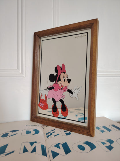 Vintage 1970's Minnie Mouse Picture Mirror