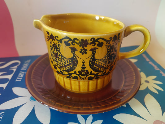 Vintage Palissy "Duet" Milk Jug