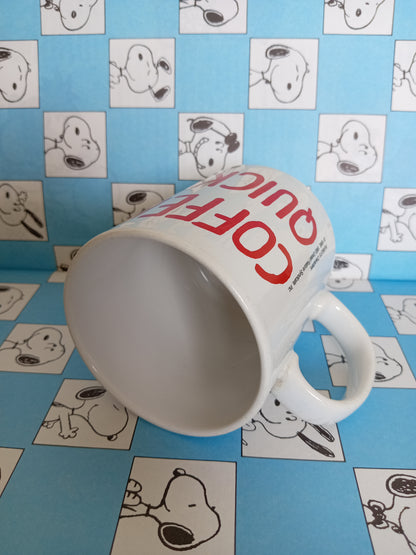 Vintage Snoopy "Coffee Quick" Mug