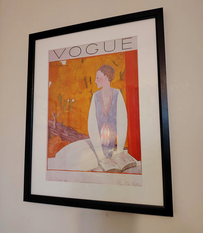 Framed Vintage 1925 Vogue Cover Print