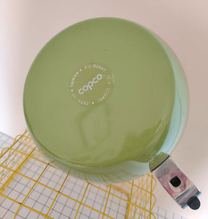 Vintage 80's Apple Enamel Teapot/ Kettle