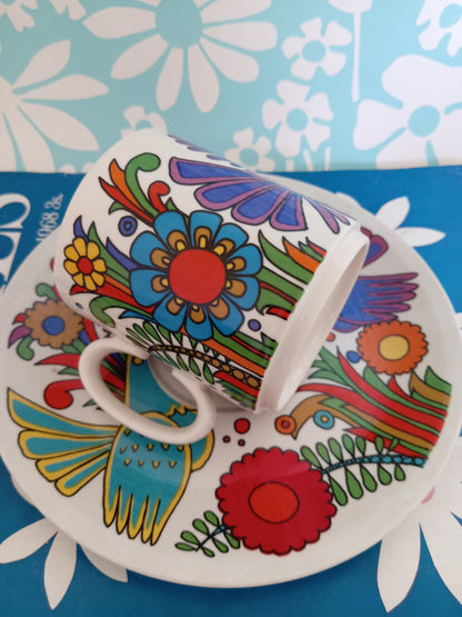 Villeroy and Boch "Acapulco" cup and saucer