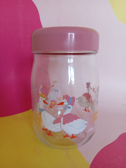 Vintage 80's French la parfait  goose jar