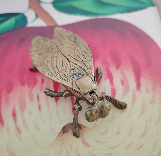 Vintage Brass Fly Ash Tray