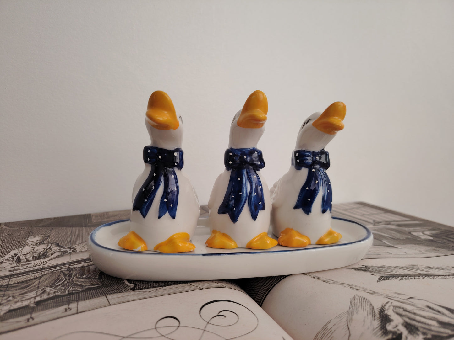 Trio of Silly Geese/ Ducks Cruet set