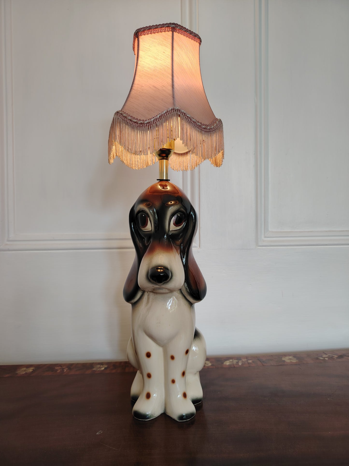 Vintage Reworked Jema Holland Hound Lamp