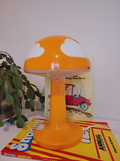 Orange 90's IKEA "Skojig" Cloud Lamp