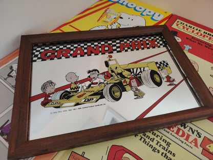 Vintage Snoopy and The Gang "Grand Prix" Mirror