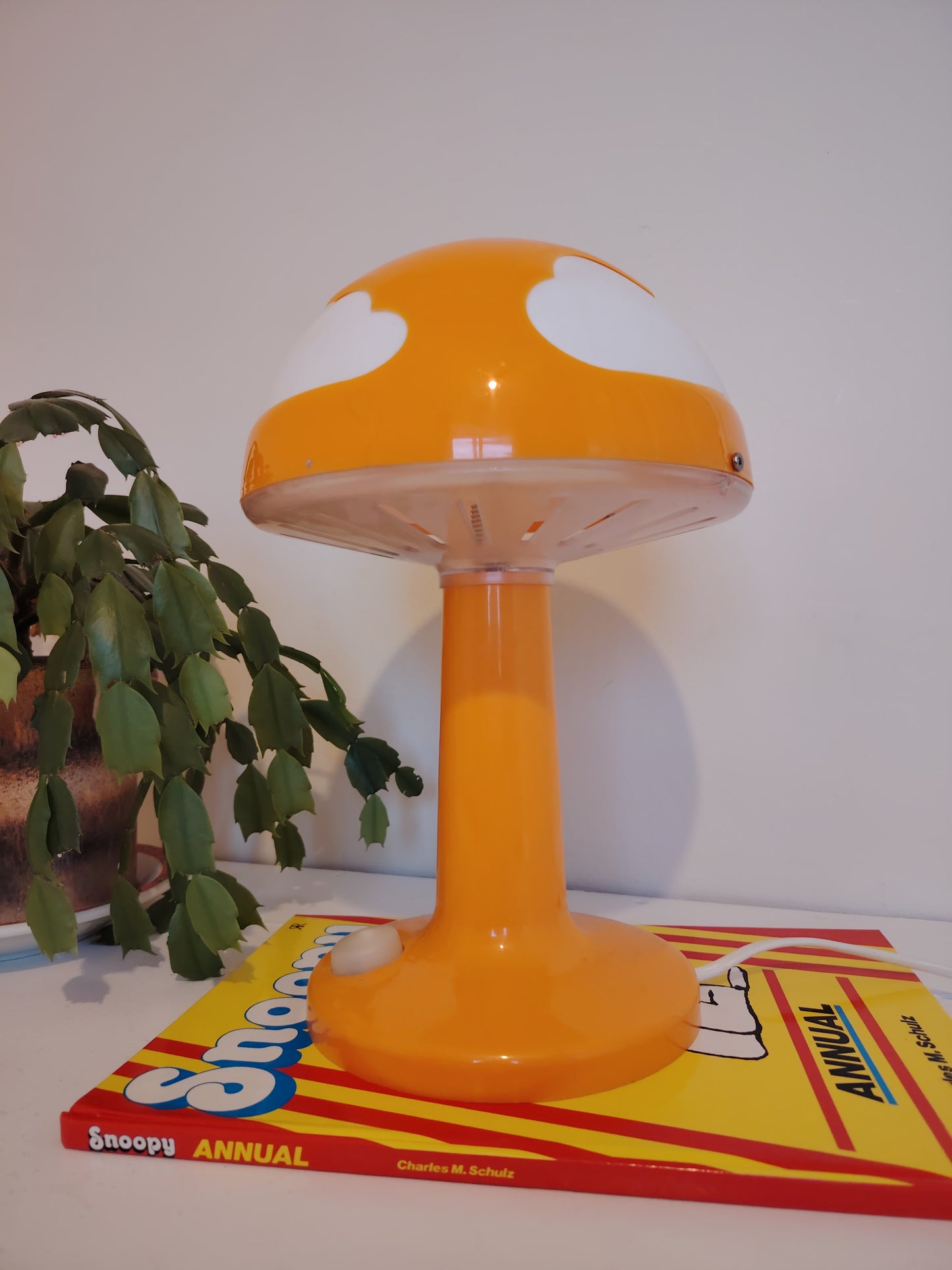Orange 90's IKEA "Skojig" Cloud Lamp