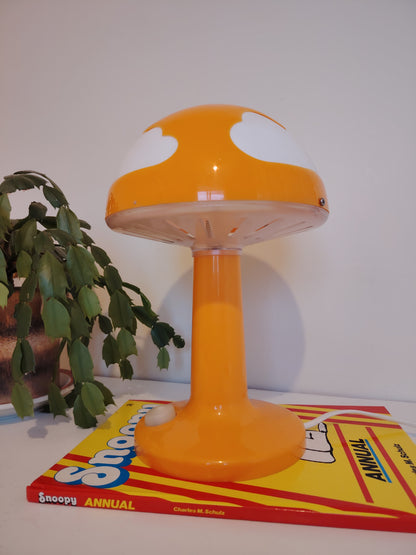 Orange 90's IKEA "Skojig" Cloud Lamp