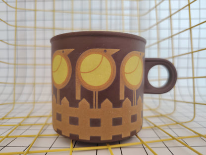 70s Hornsea Yellow Bird Mug