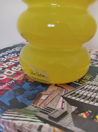 90's IKEA Yellow Solstrale Vase by Anne Nillsson