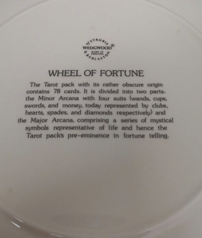 Vintage Wedgwood Wheel of Fortune Limited edition plate