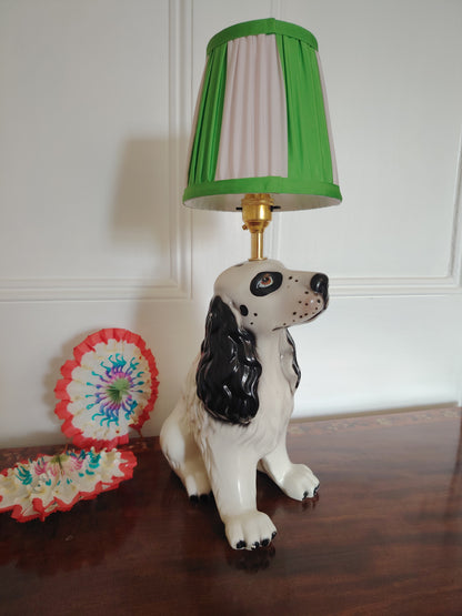 Vintage Reworked Spaniel Lamp