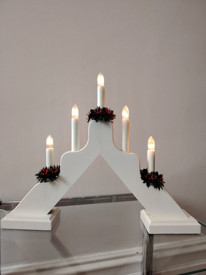 Vintage 70's Swedish Christmas Candle Bridge
