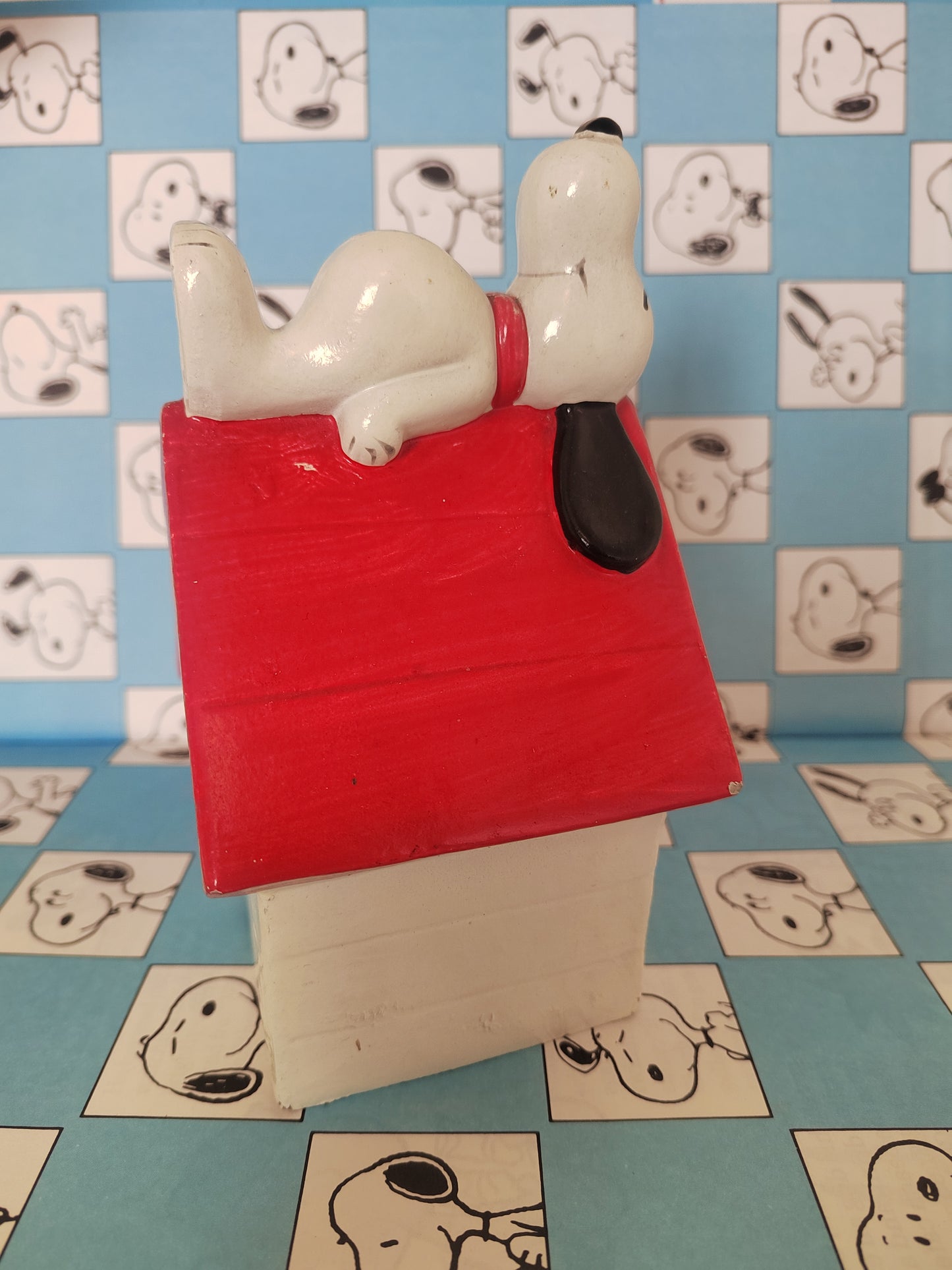 Vintage Snoopy on his Kennel Money Box